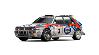 Delta HF Integrale Rally Car